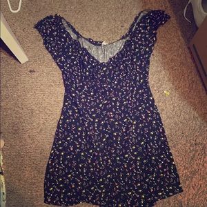 Lottie Moss floral button down dress